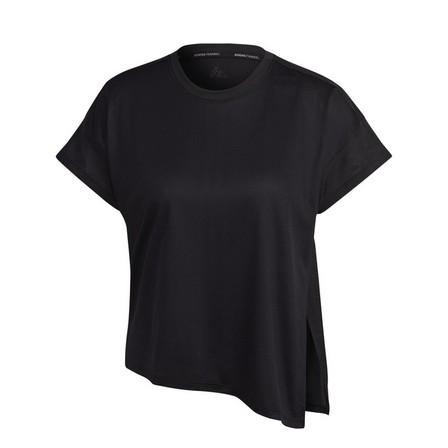 Women Hiit Aeroready Quickburn Training T-Shirt, Black, A701_ONE, large image number 2