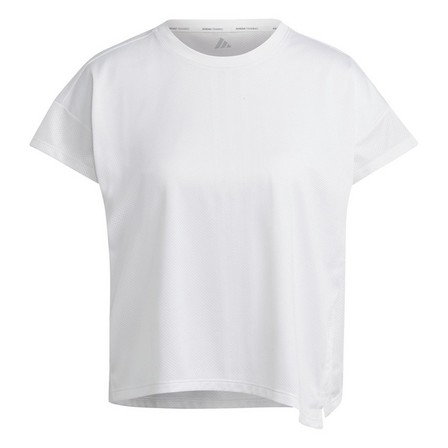 Women Hiit Aeroready Quickburn Training T-Shirt, White, A701_ONE, large image number 2