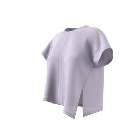 Women Hiit Aeroready Quickburn Training T-Shirt, Purple, A701_ONE, large image number 1