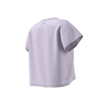 Women Hiit Aeroready Quickburn Training T-Shirt, Purple, A701_ONE, large image number 3