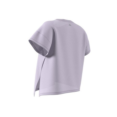 Women Hiit Aeroready Quickburn Training T-Shirt, Purple, A701_ONE, large image number 7
