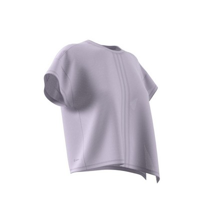 Women Hiit Aeroready Quickburn Training T-Shirt, Purple, A701_ONE, large image number 10