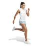Women Run Icons 3-Stripes Low Carbon Running Shorts, Blue, A701_ONE, thumbnail image number 0