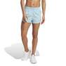 Women Run Icons 3-Stripes Low Carbon Running Shorts, Blue, A701_ONE, thumbnail image number 1