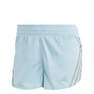 Women Run Icons 3-Stripes Low Carbon Running Shorts, Blue, A701_ONE, thumbnail image number 2
