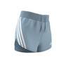 Women Run Icons 3-Stripes Low Carbon Running Shorts, Blue, A701_ONE, thumbnail image number 10