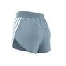 Women Run Icons 3-Stripes Low Carbon Running Shorts, Blue, A701_ONE, thumbnail image number 14