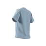 Women Run Icons 3-Stripes Low-Carbon Running T-Shirt, Blue, A701_ONE, thumbnail image number 12