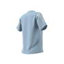 Women Run Icons 3-Stripes Low-Carbon Running T-Shirt, Blue, A701_ONE, thumbnail image number 13
