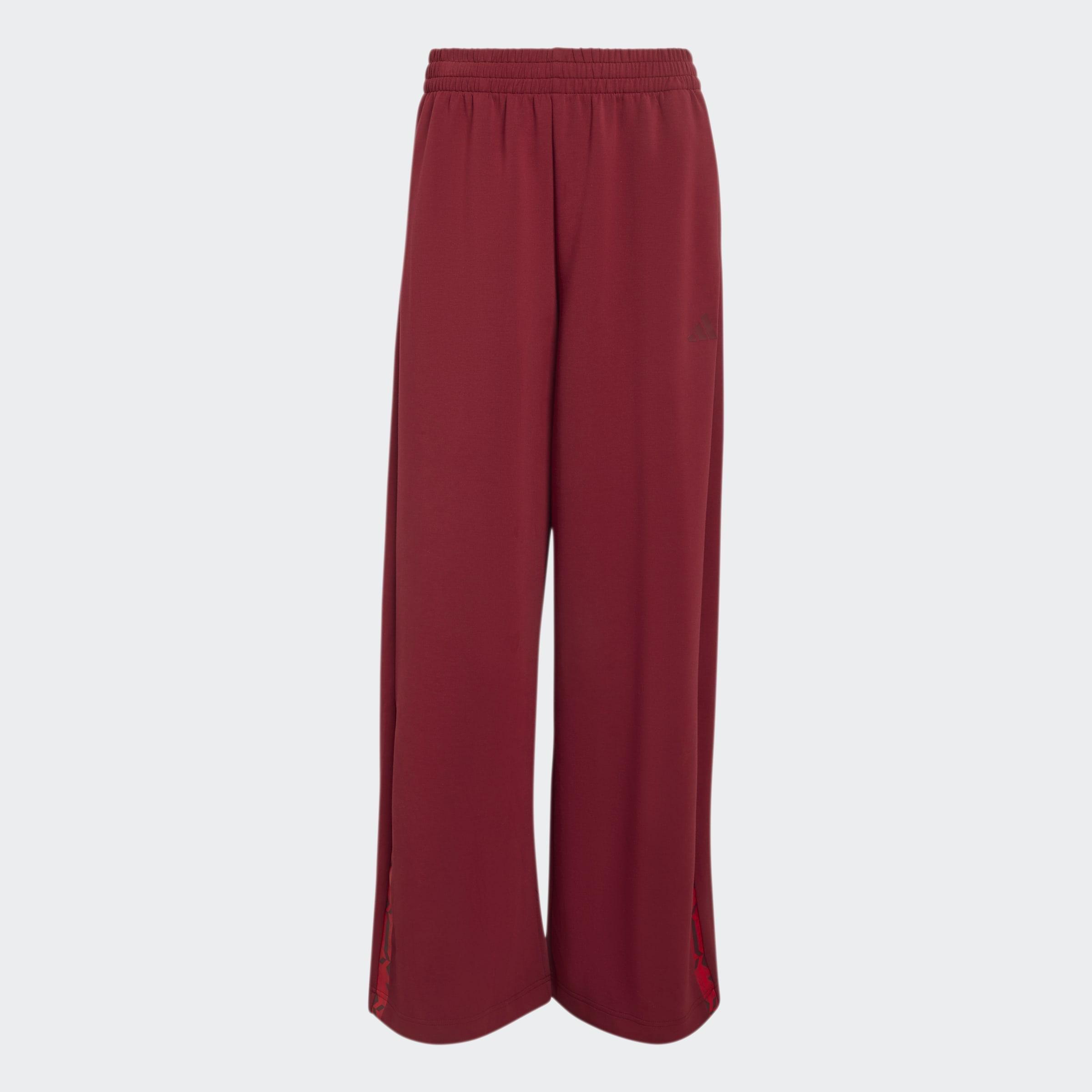 Soft Lux Straight Leg Trousers, Red, A701_ONE, large image number 0