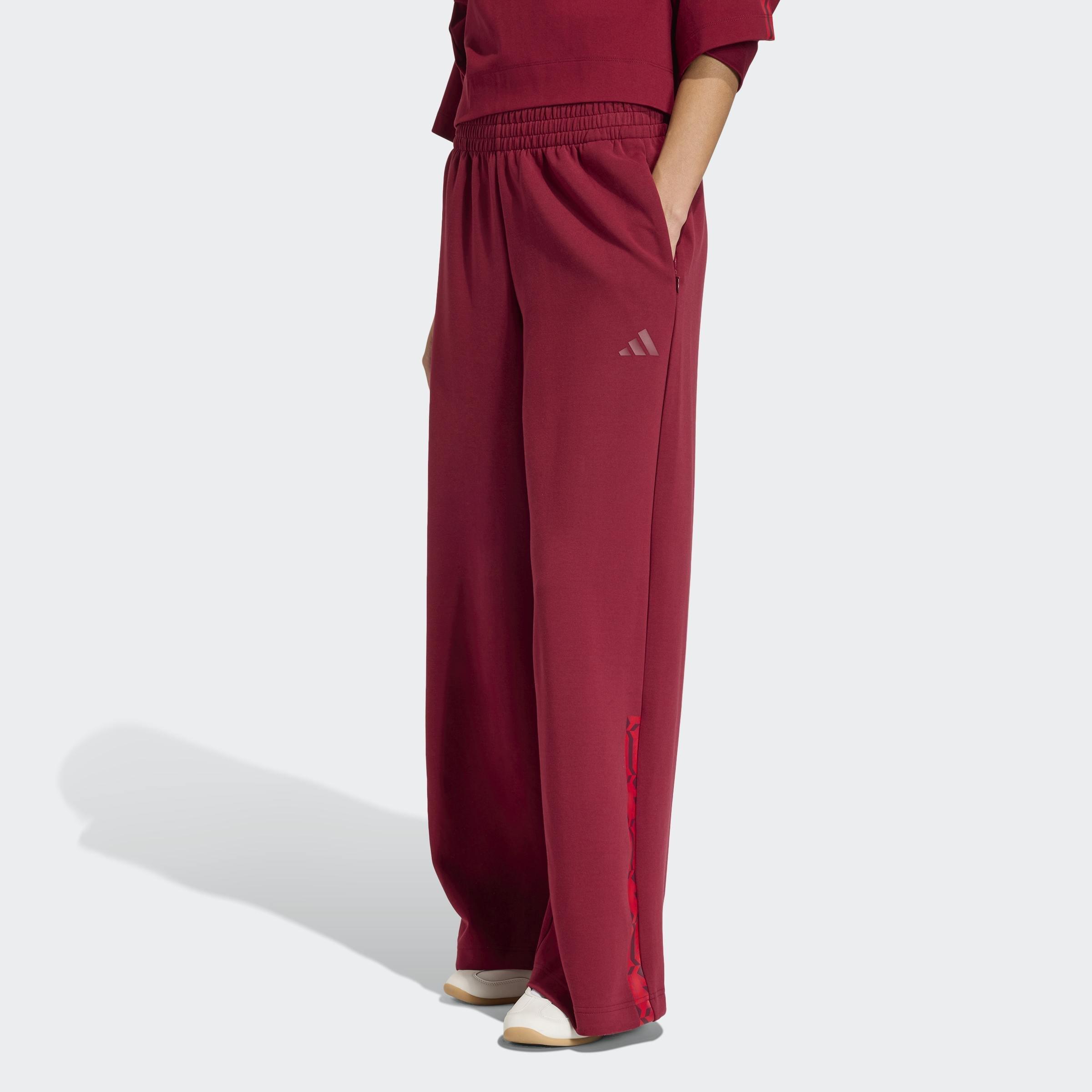Soft Lux Straight Leg Trousers, Red, A701_ONE, large image number 5