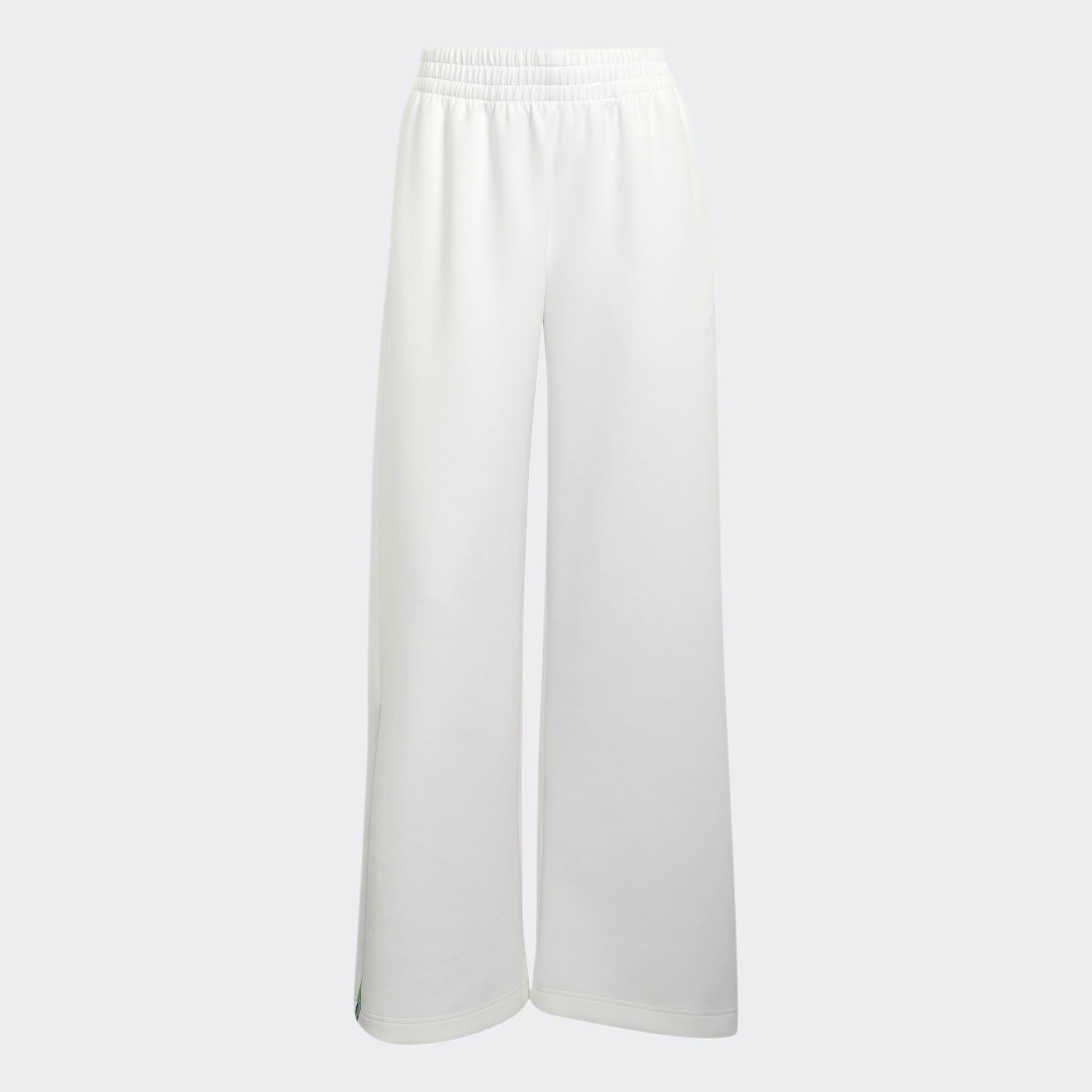 Soft Lux Straight Leg Trousers, White