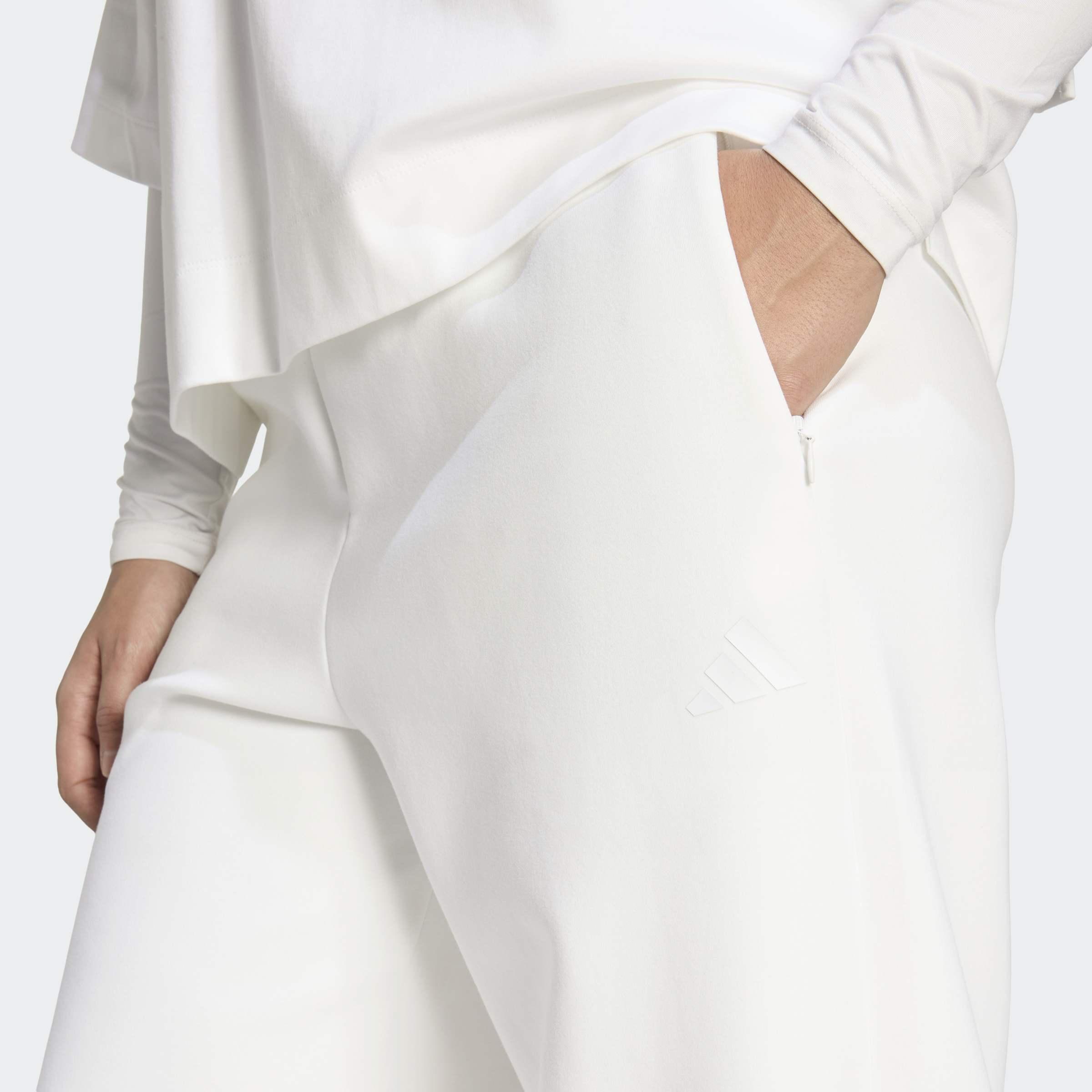Soft Lux Straight Leg Trousers, White, A701_ONE, large image number 3