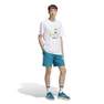 Men Adidas Adventure Graphic T-Shirt, White, A701_ONE, thumbnail image number 1