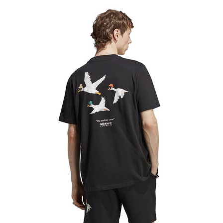 adidas Adventure Graphic Duckies T-Shirt black Male Adult, A701_ONE, large image number 3