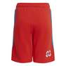 Unisex Kids Adidas X Classic Lego Shorts, Red, A701_ONE, thumbnail image number 3