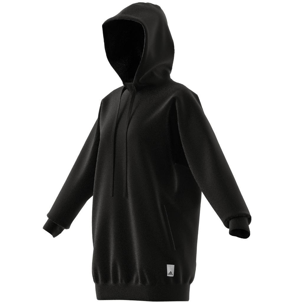 Women Lounge Fleece Hoodie, Black, A701_ONE, large image number 13