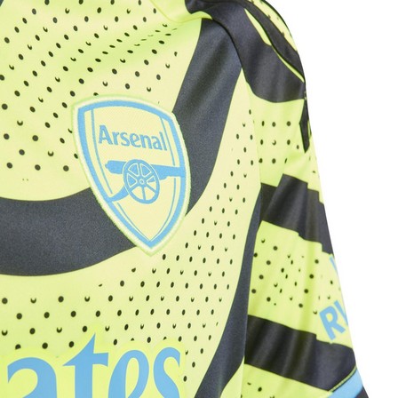 Kids Boys Arsenal 23/24 Away Jersey, Yellow, A701_ONE, large image number 4