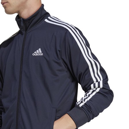 Men Basic 3-Stripes Tricot Tracksuit, Navy, A701_ONE, large image number 5