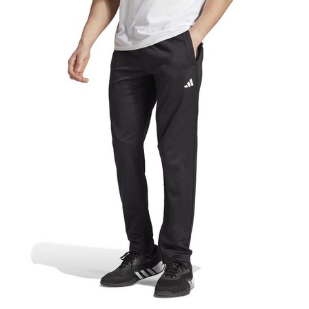 Men Game And Go Small Logo Training Tapered Joggers, Black, A701_ONE, large image number 0