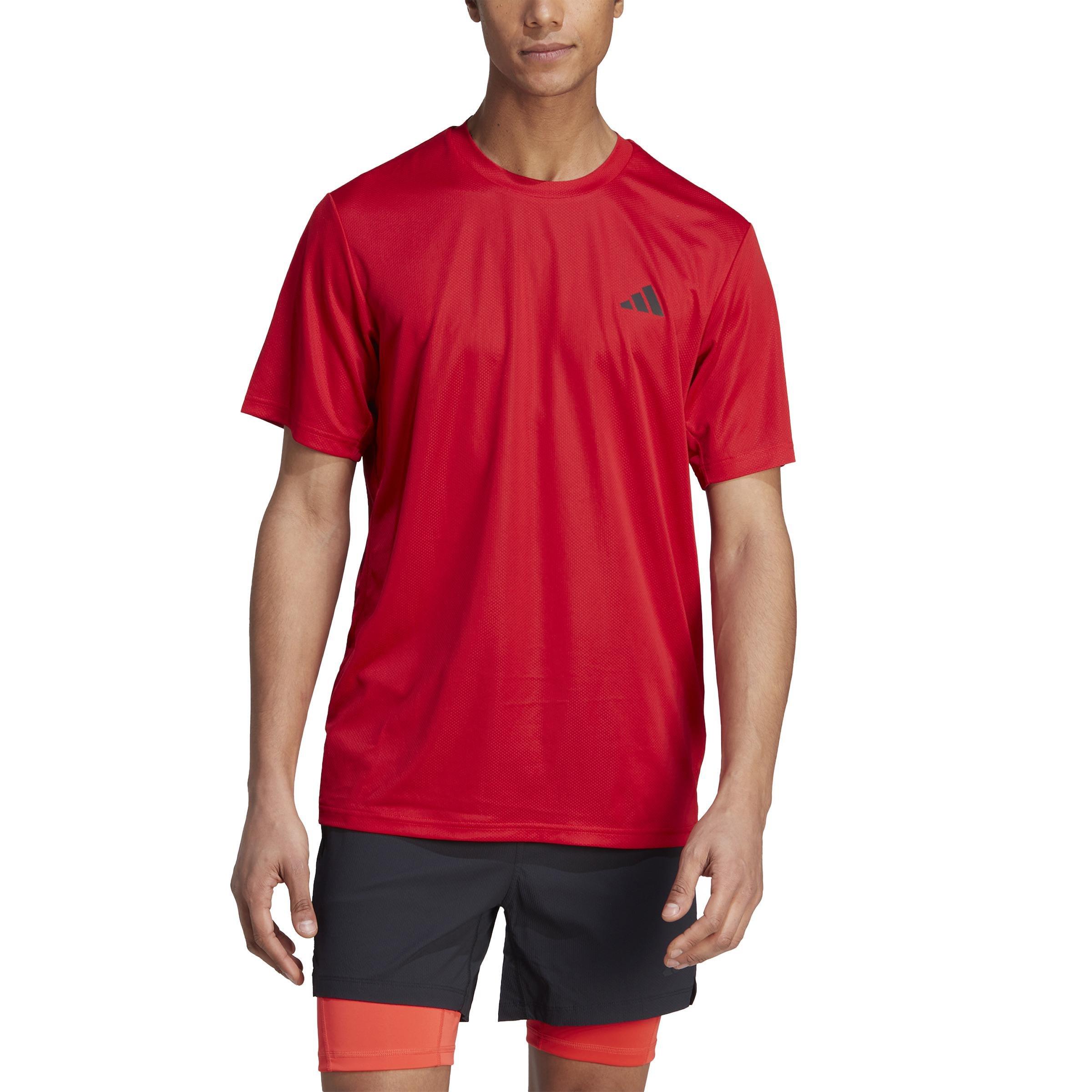 Train Essentials Training T-Shirt, Red, A701_ONE, large image number 2