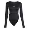Women Aeroready Hyperglam One-Piece Suit, Black, A701_ONE, thumbnail image number 1