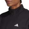 Women Aeroready Train Essentials 3-Stripes Track Top, Black, A701_ONE, thumbnail image number 6