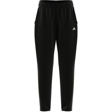 Women Aeroready Train Essentials 3-Stripes Joggers, Black, A701_ONE, large image number 8
