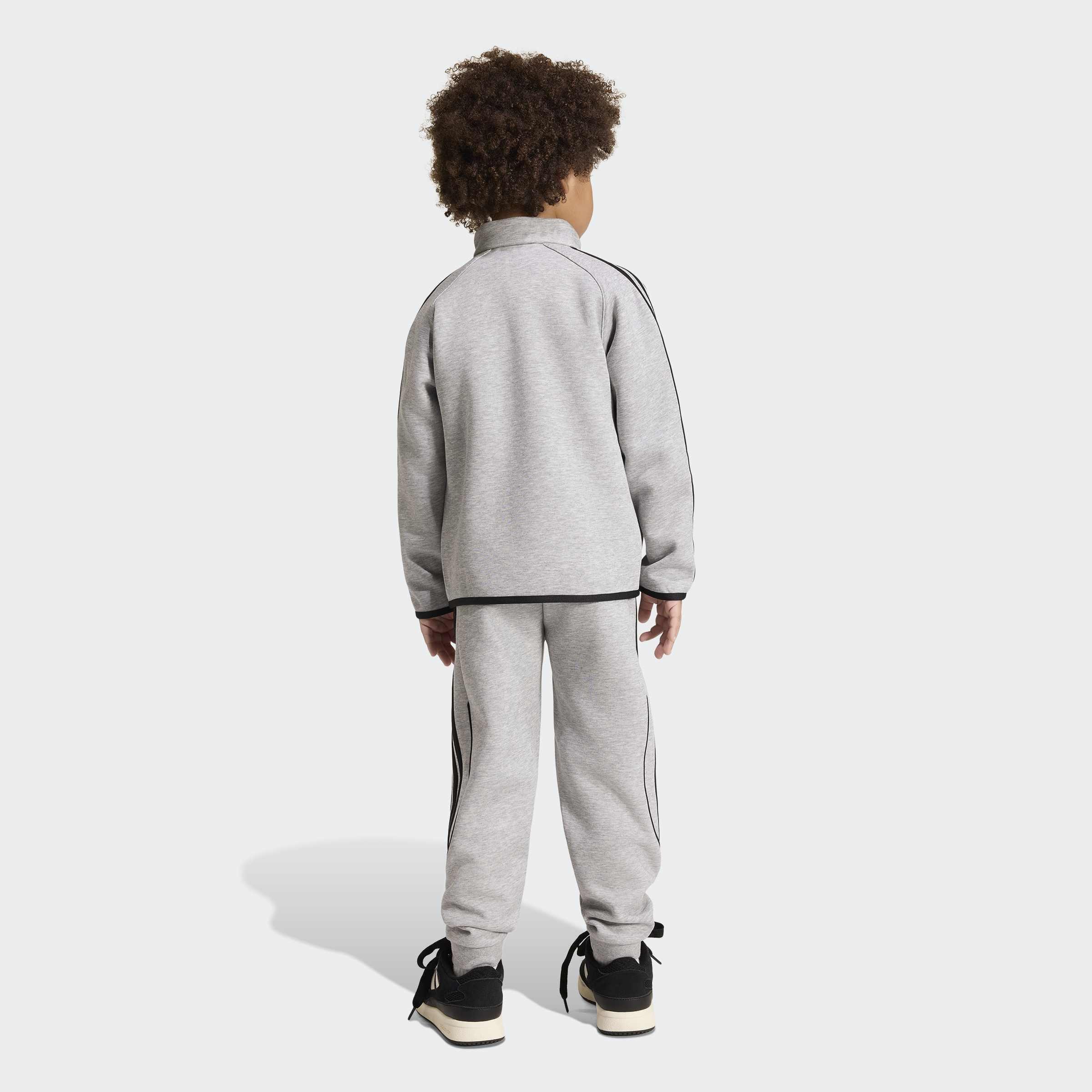 Kids Unisex Tracksuit, Grey, A701_ONE, large image number 2