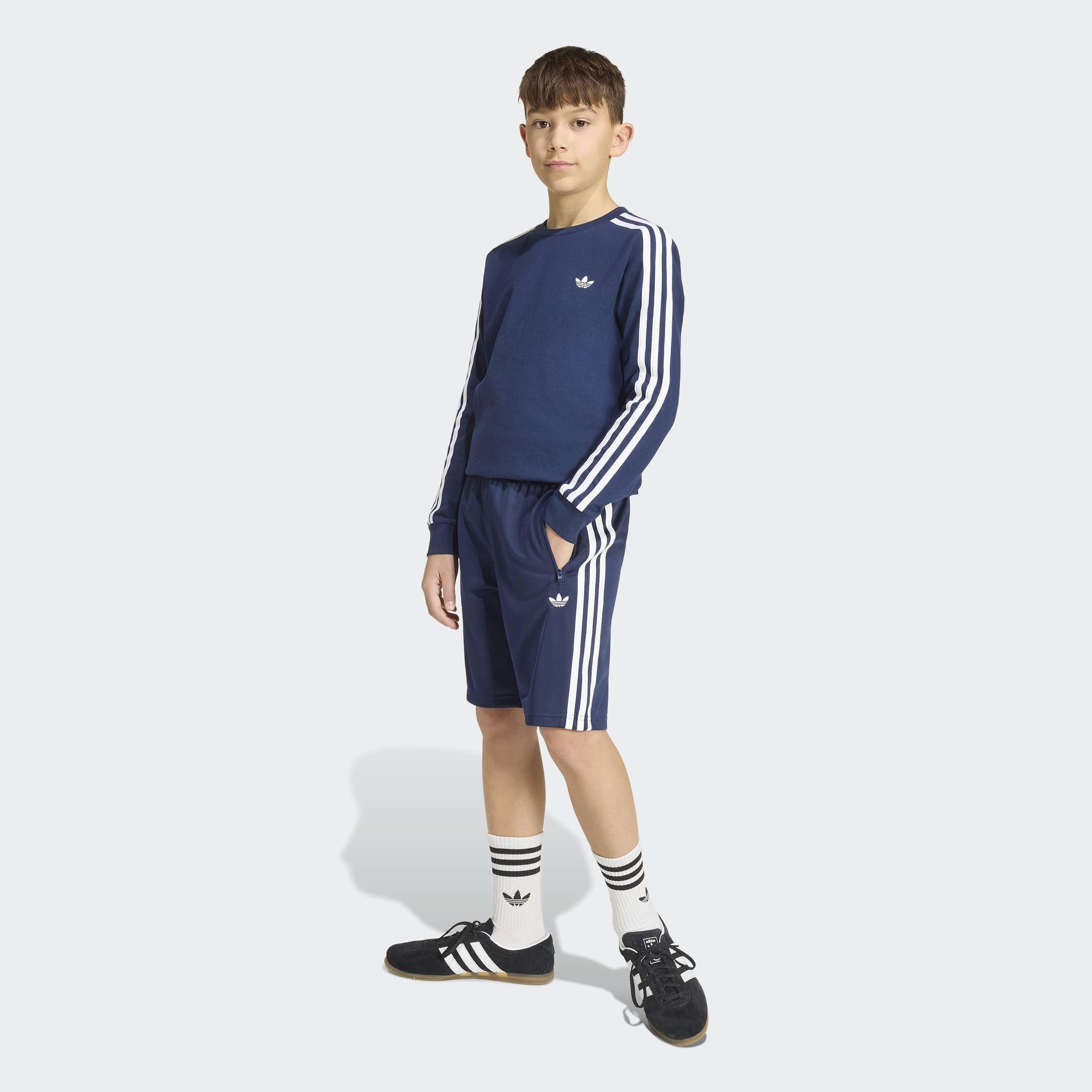 Kids Unisex Firebird Shorts, Blue, A701_ONE, large image number 6
