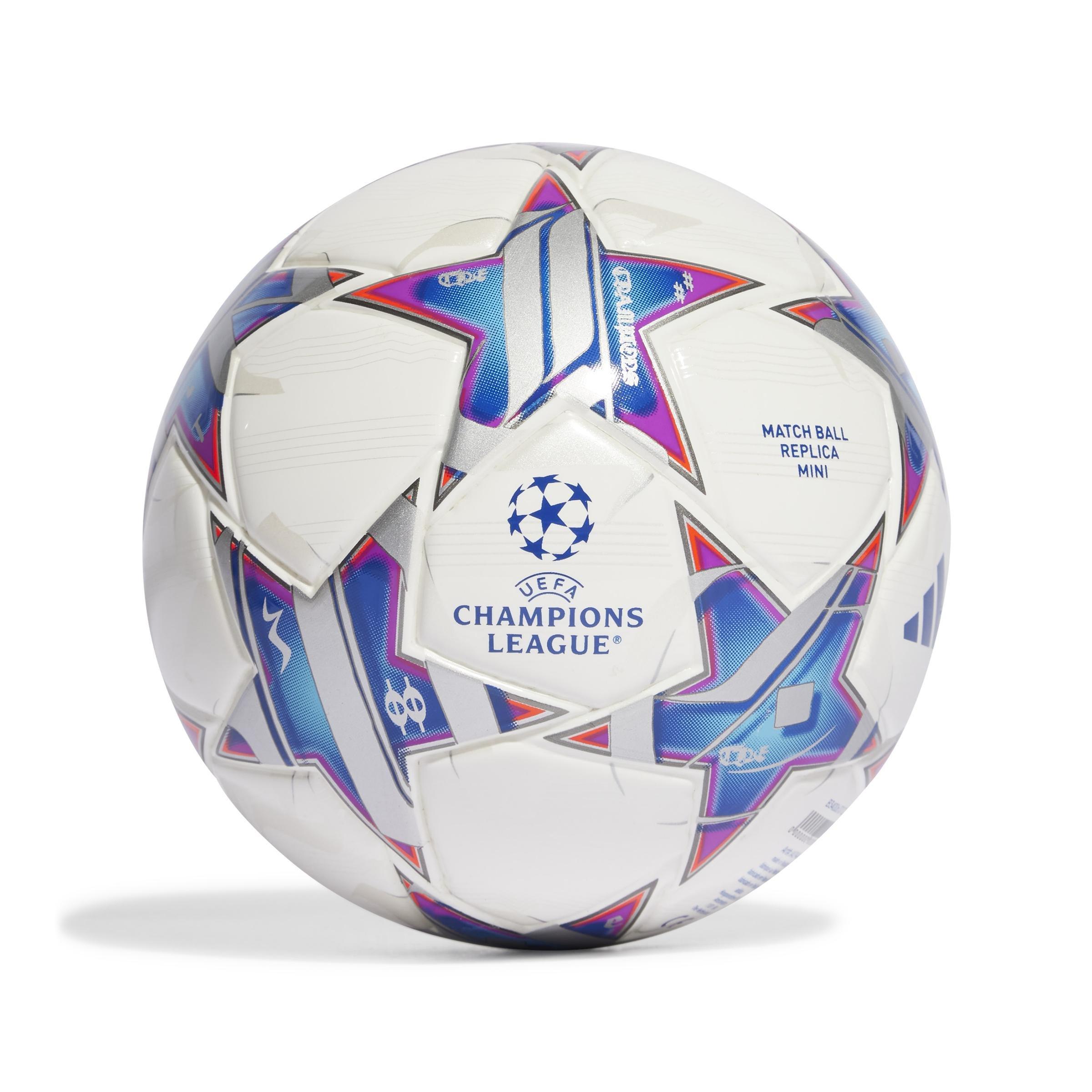 Unisex Ucl Mini 23/24 Group Stage Football, White, , large image number 0