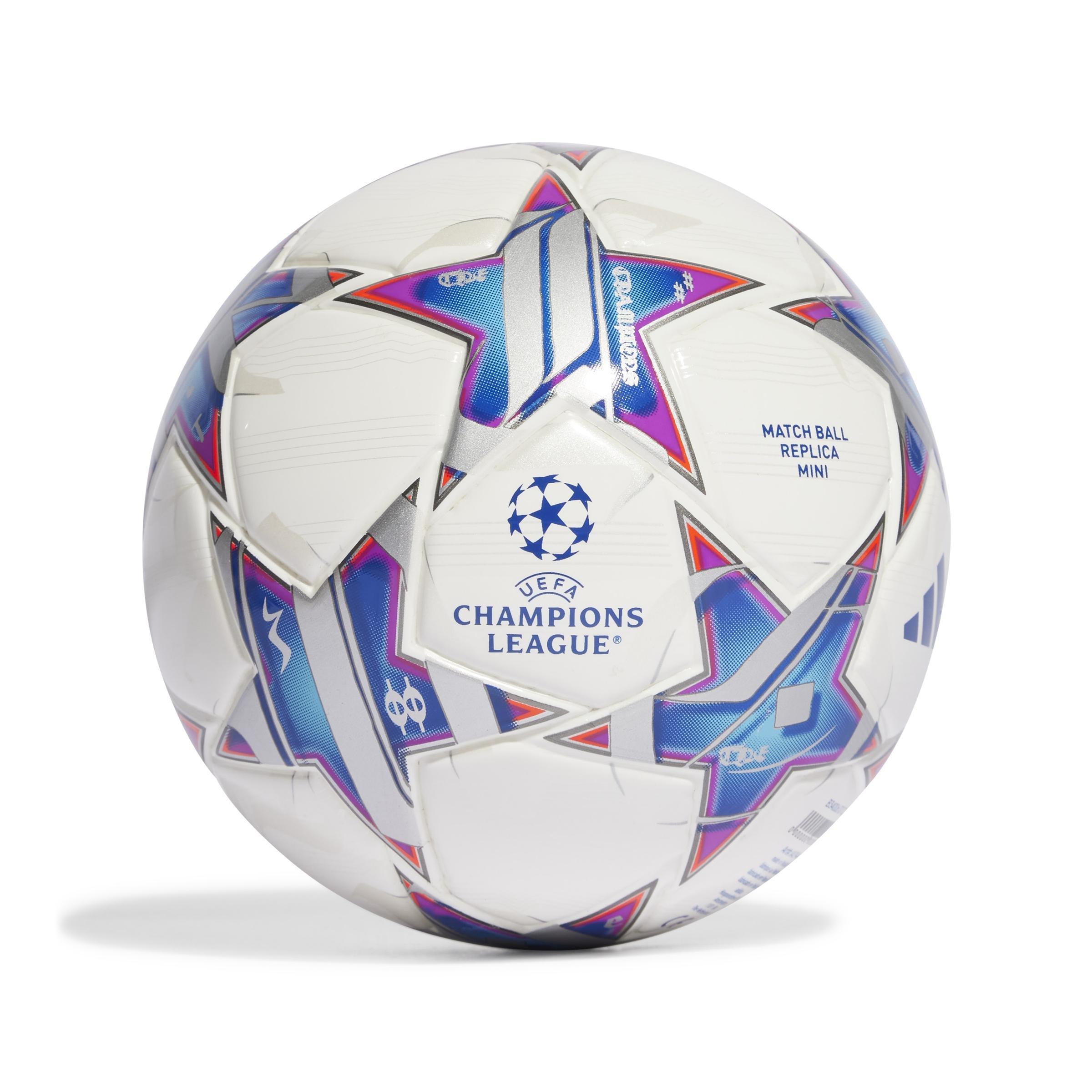 Unisex Ucl Mini 23/24 Group Stage Football, White, A701_ONE, large image number 0