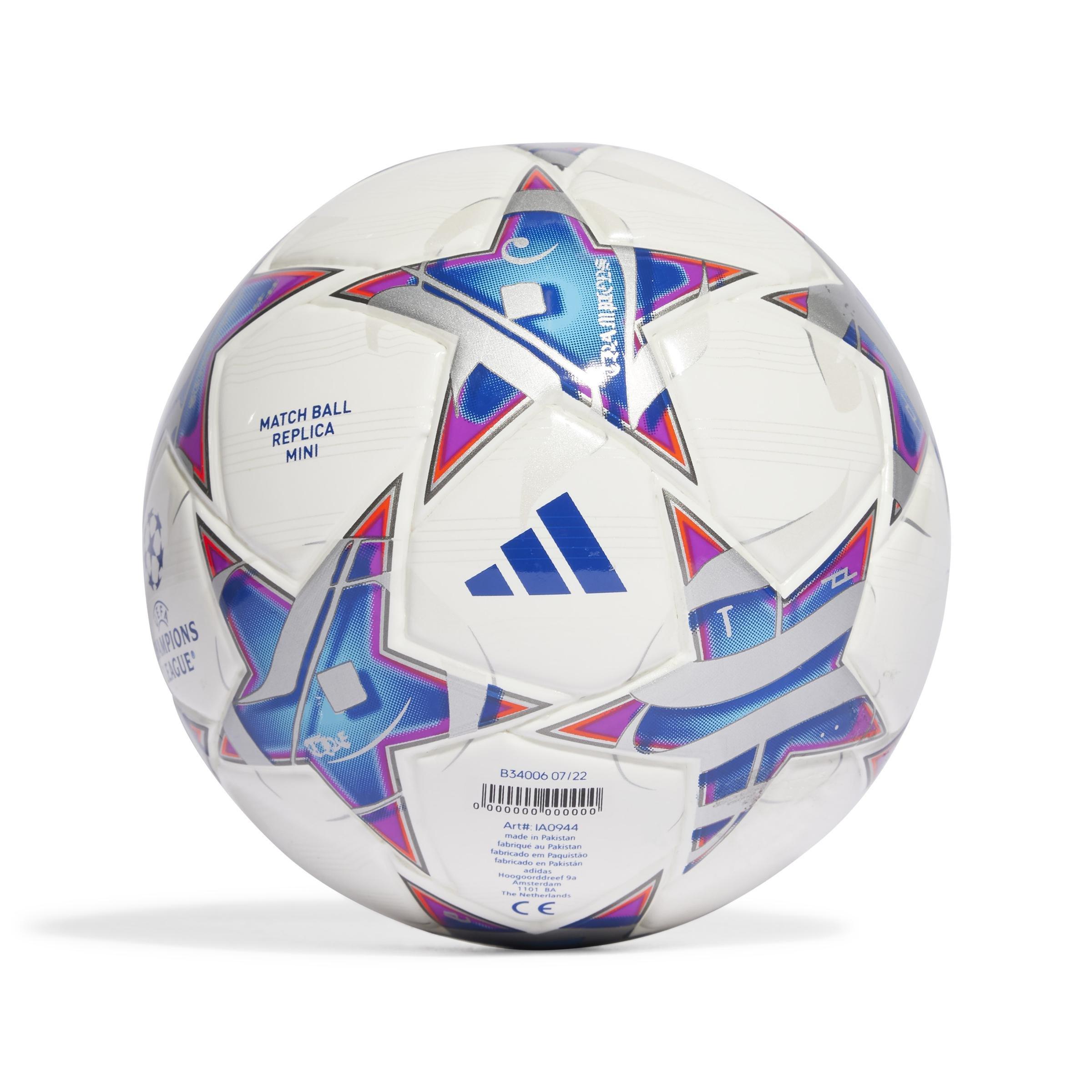 Unisex Ucl Mini 23/24 Group Stage Football, White, A701_ONE, large image number 1
