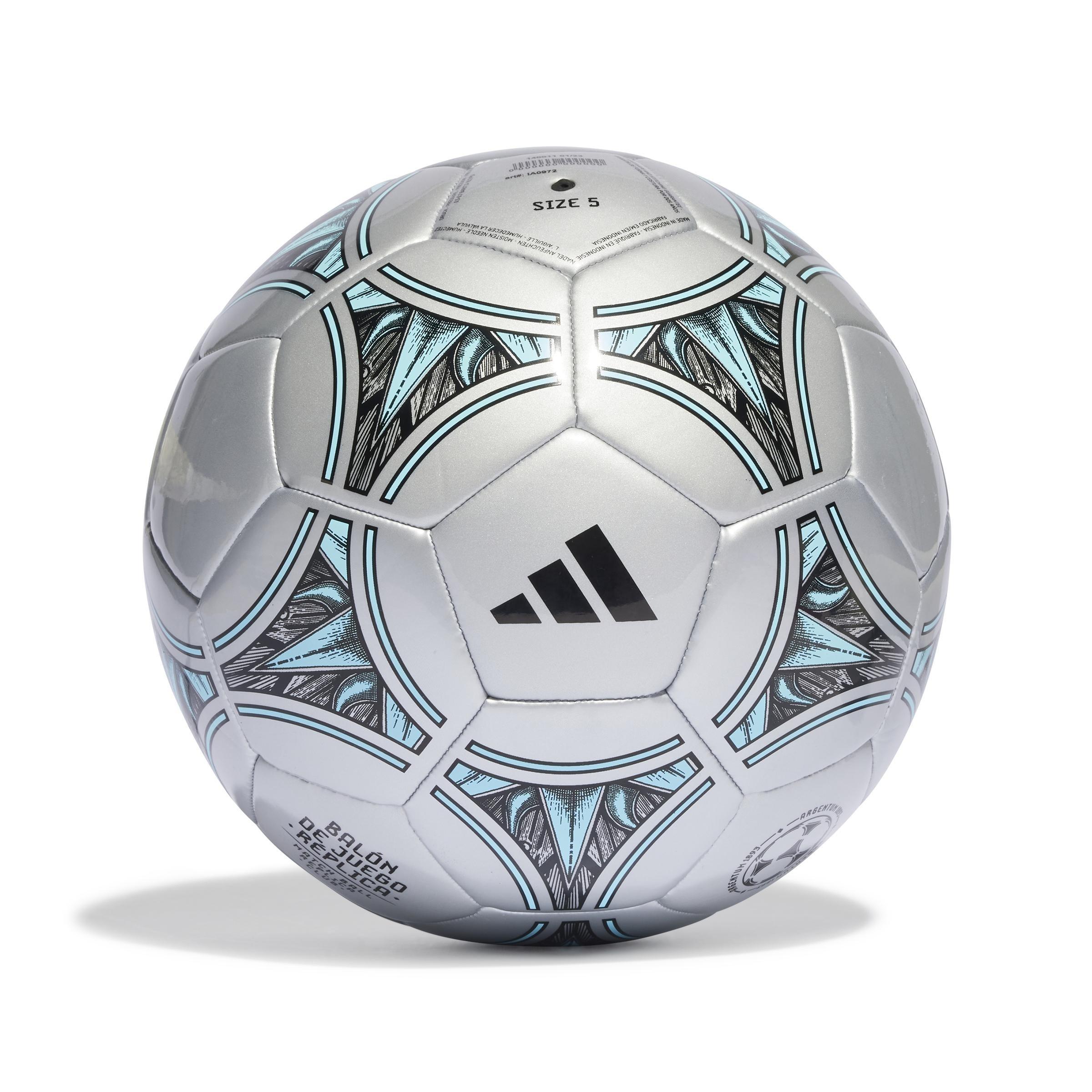 Unisex Messi Club Football, Silver, , large image number 0