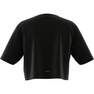 Kids Girls Dance Crop T-Shirt, Black, A701_ONE, thumbnail image number 12