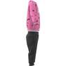 Kids Unisex Brand Love Crew Sweatshirt Set, Pink, A701_ONE, thumbnail image number 8