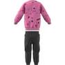 Kids Unisex Brand Love Crew Sweatshirt Set, Pink, A701_ONE, thumbnail image number 12