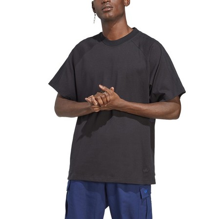 Men Essentials T-Shirt, Black, A701_ONE, large image number 2