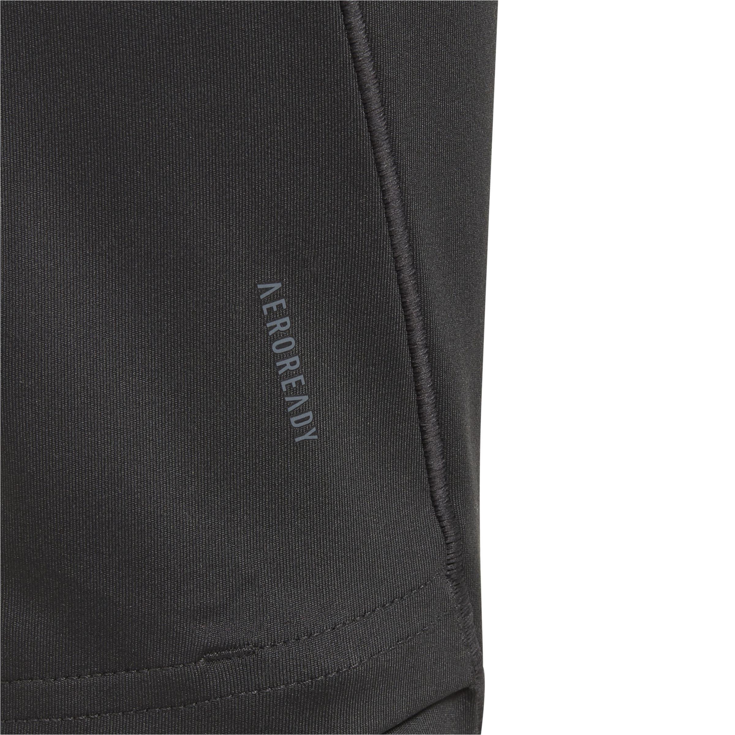 Kids Girls Yoga Aeroready Leggings, Black, A701_ONE, large image number 5