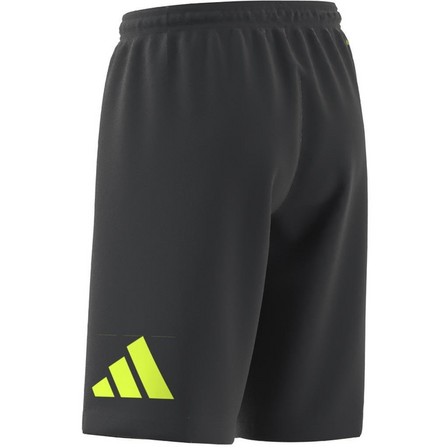 Kids Unisex Train Essentials Aeroready Shorts, Black, A701_ONE, large image number 6