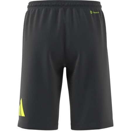 Kids Unisex Train Essentials Aeroready Shorts, Black, A701_ONE, large image number 9