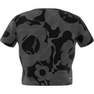 Kids Girls Seasonal Print Crop T-Shirt, Black, A701_ONE, thumbnail image number 13