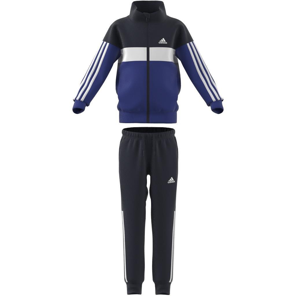 Tiberio 3-Stripes Colorblock Shiny Track Suit, Blue, A701_ONE, large image number 8