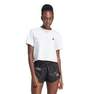 Women Scribble Embroidery Crop T-Shirt, White, A701_ONE, thumbnail image number 0