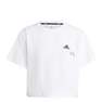 Women Scribble Embroidery Crop T-Shirt, White, A701_ONE, thumbnail image number 2