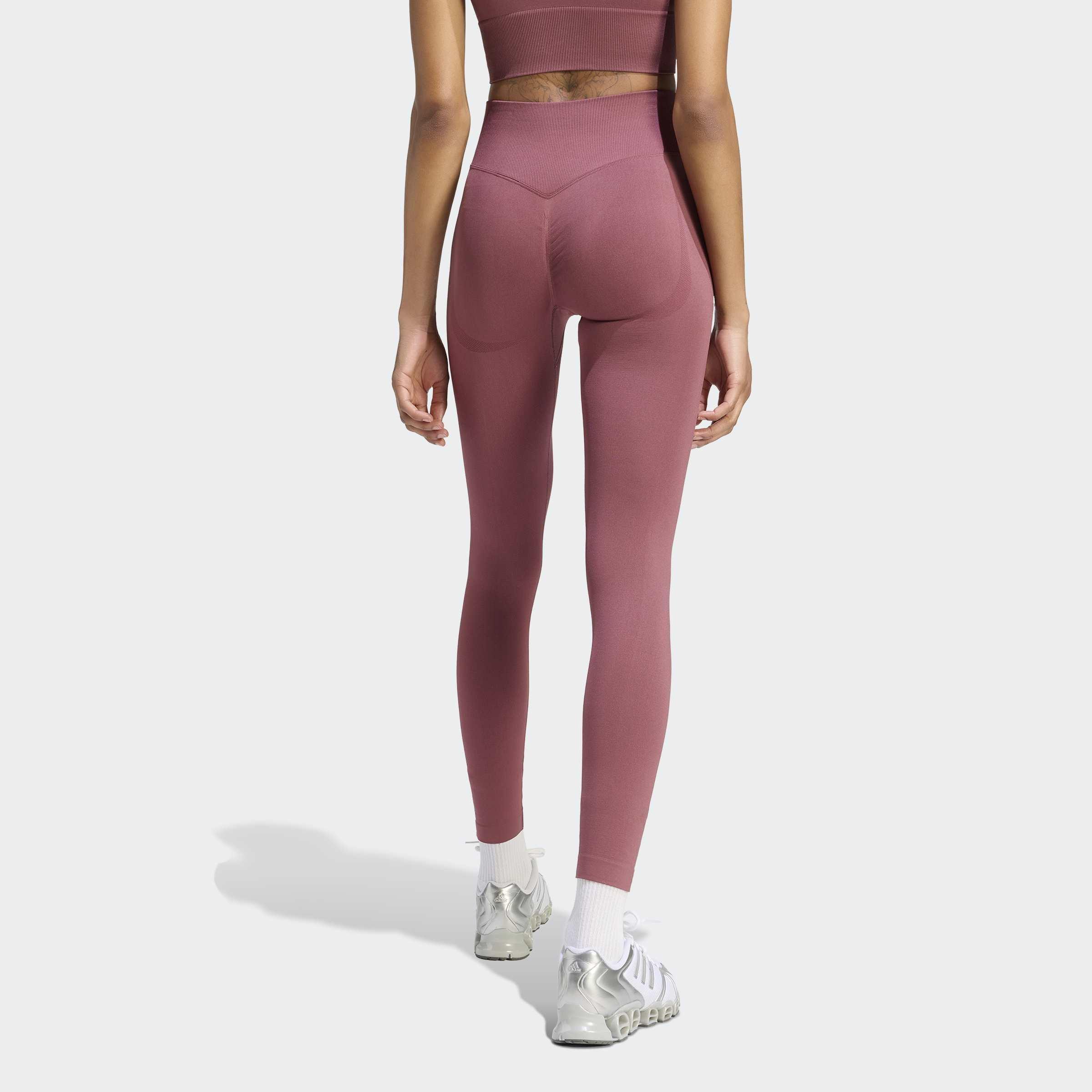 Essentials Seamless Leggings, Burgundy