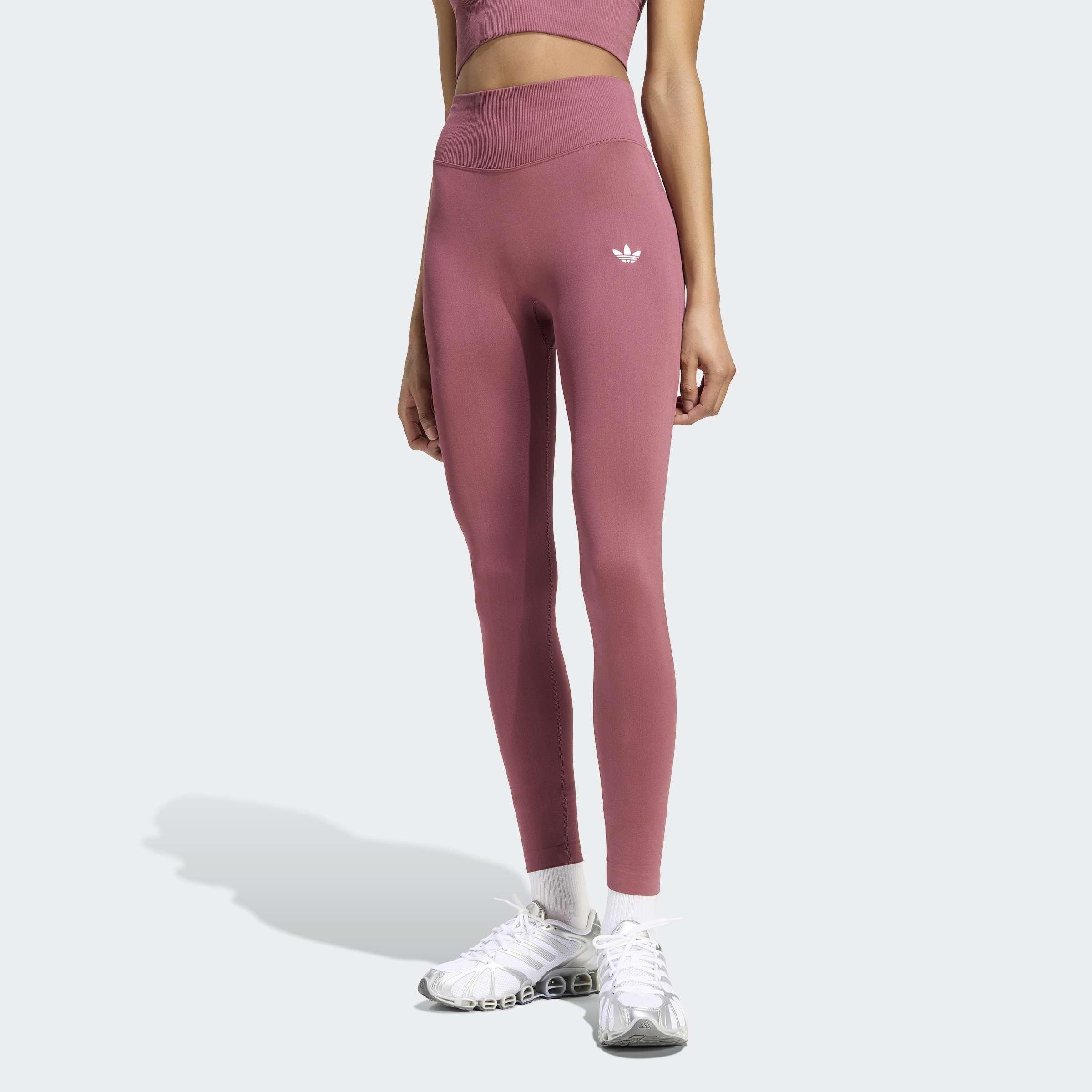 Essentials Seamless Leggings, Burgundy, A701_ONE, large image number 5