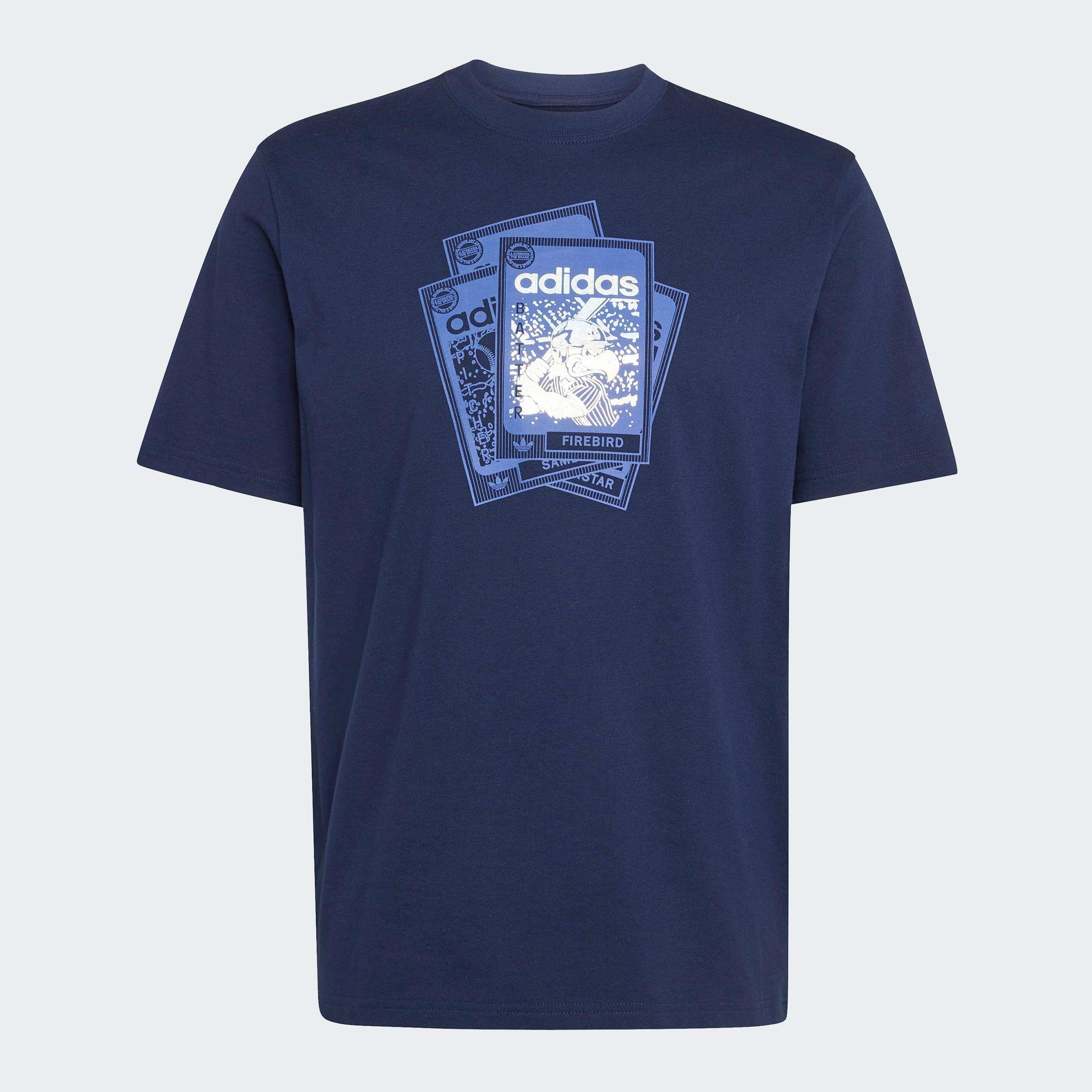 Bird Card T-Shirt, Blue
