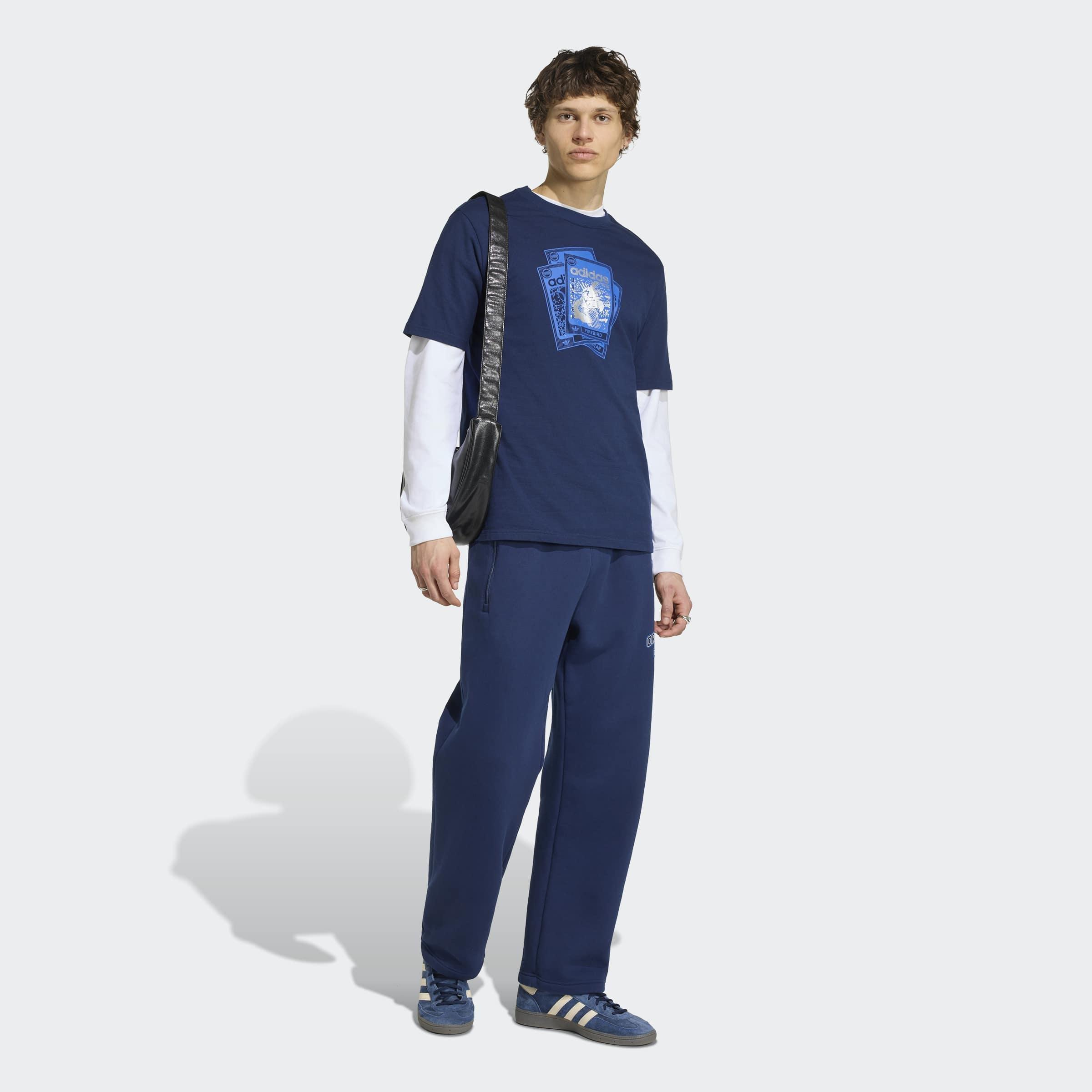 Bird Card T-Shirt, Blue, A701_ONE, large image number 5