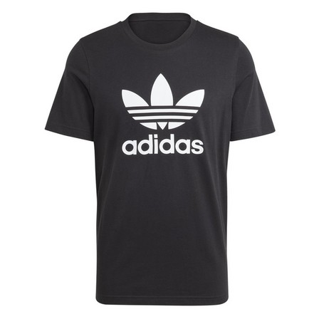 Men Adicolor Classics Trefoil T-Shirt, Black, A701_ONE, large image number 3